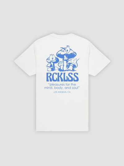 Young & Reckless Mens - Tops - Graphic Tee Explore Tee - White