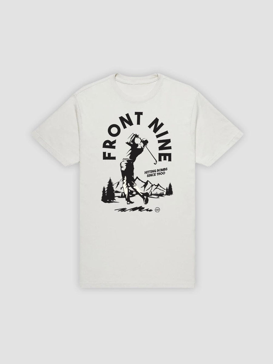 Young & Reckless Mens - Tops - Graphic Tee Fairway Hotel Tee - Natural