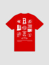 Young & Reckless Mens - Tops - Graphic Tee Franchise Tee - Red
