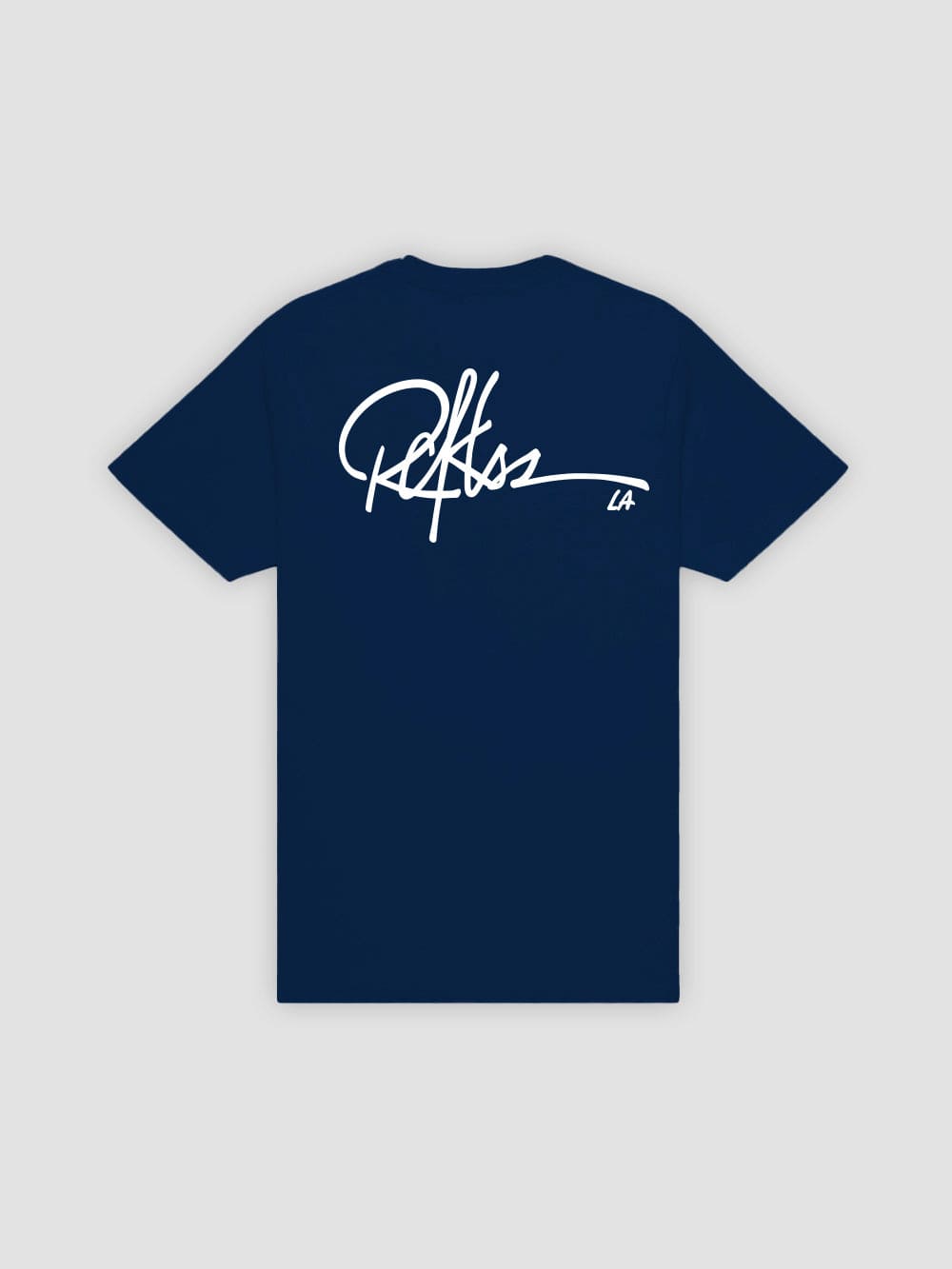 Young & Reckless Mens - Tops - Graphic Tee Full Sig Tee - Navy