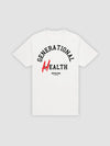 Young & Reckless Mens - Tops - Graphic Tee Generational Health Tee - White