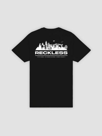 Young & Reckless Mens - Tops - Graphic Tee Horizon Tee - Black