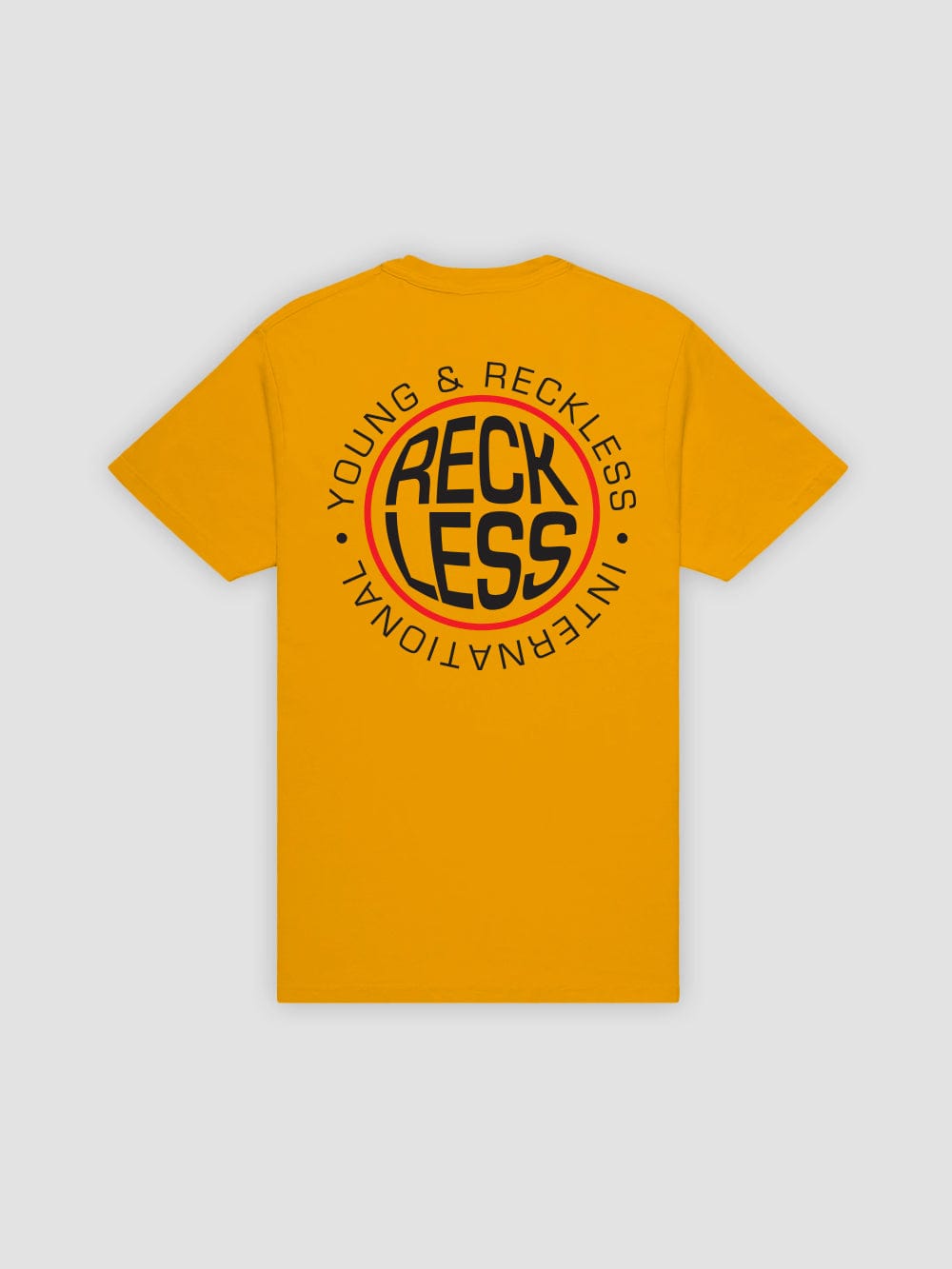 Young & Reckless Mens - Tops - Graphic Tee Inflate Tee - Gold
