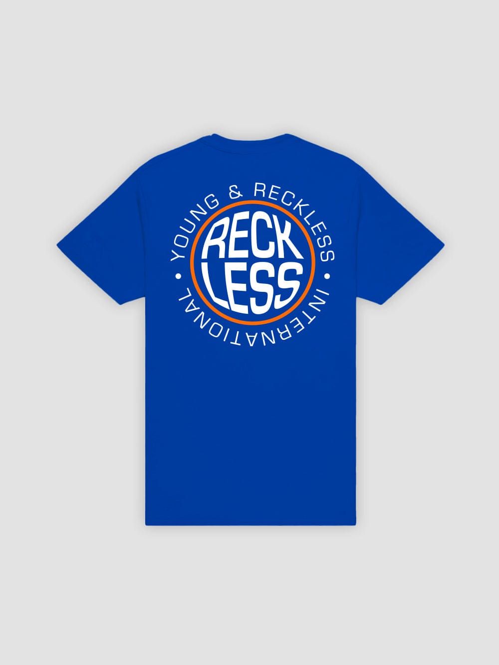 Young & Reckless Mens - Tops - Graphic Tee Inflate Tee - Royal Blue