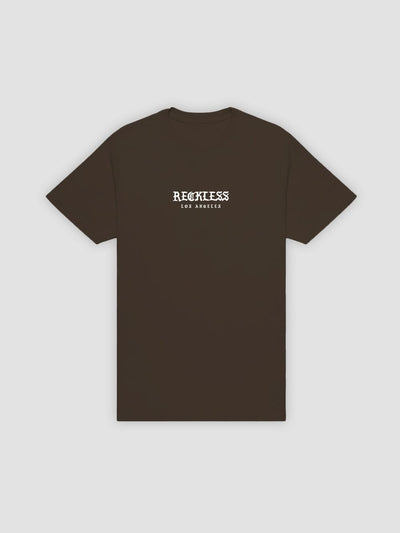 Young & Reckless Mens - Tops - Graphic Tee Internal Tee - Dark Chocolate