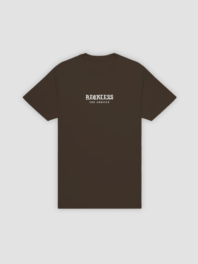 Young & Reckless Mens - Tops - Graphic Tee Internal Tee - Dark Chocolate