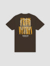 Young & Reckless Mens - Tops - Graphic Tee Internal Tee - Dark Chocolate