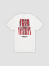 Young & Reckless Mens - Tops - Graphic Tee Internal Tee - White