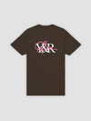 Young & Reckless Mens - Tops - Graphic Tee Intertwined Tee - Dark Chocolate