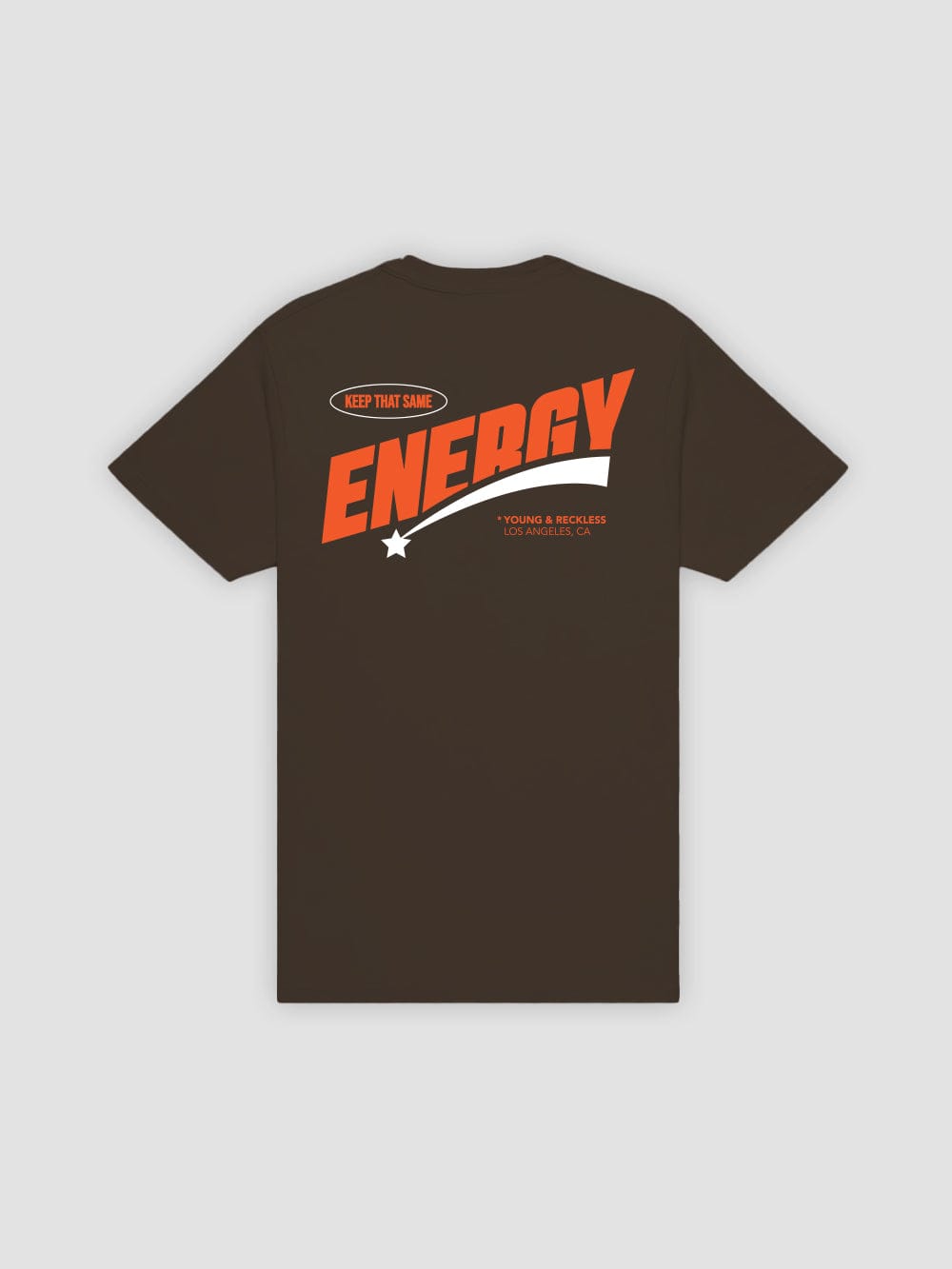 Keep That Same Energy Tee - Dark Chocolate