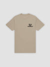 Young & Reckless Mens - Tops - Graphic Tee Keep Your Distance Tee - Sand