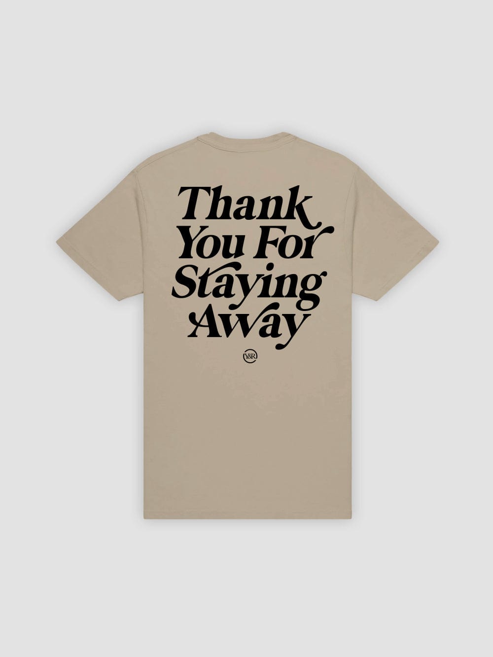 Keep Your Distance Tee - Sand