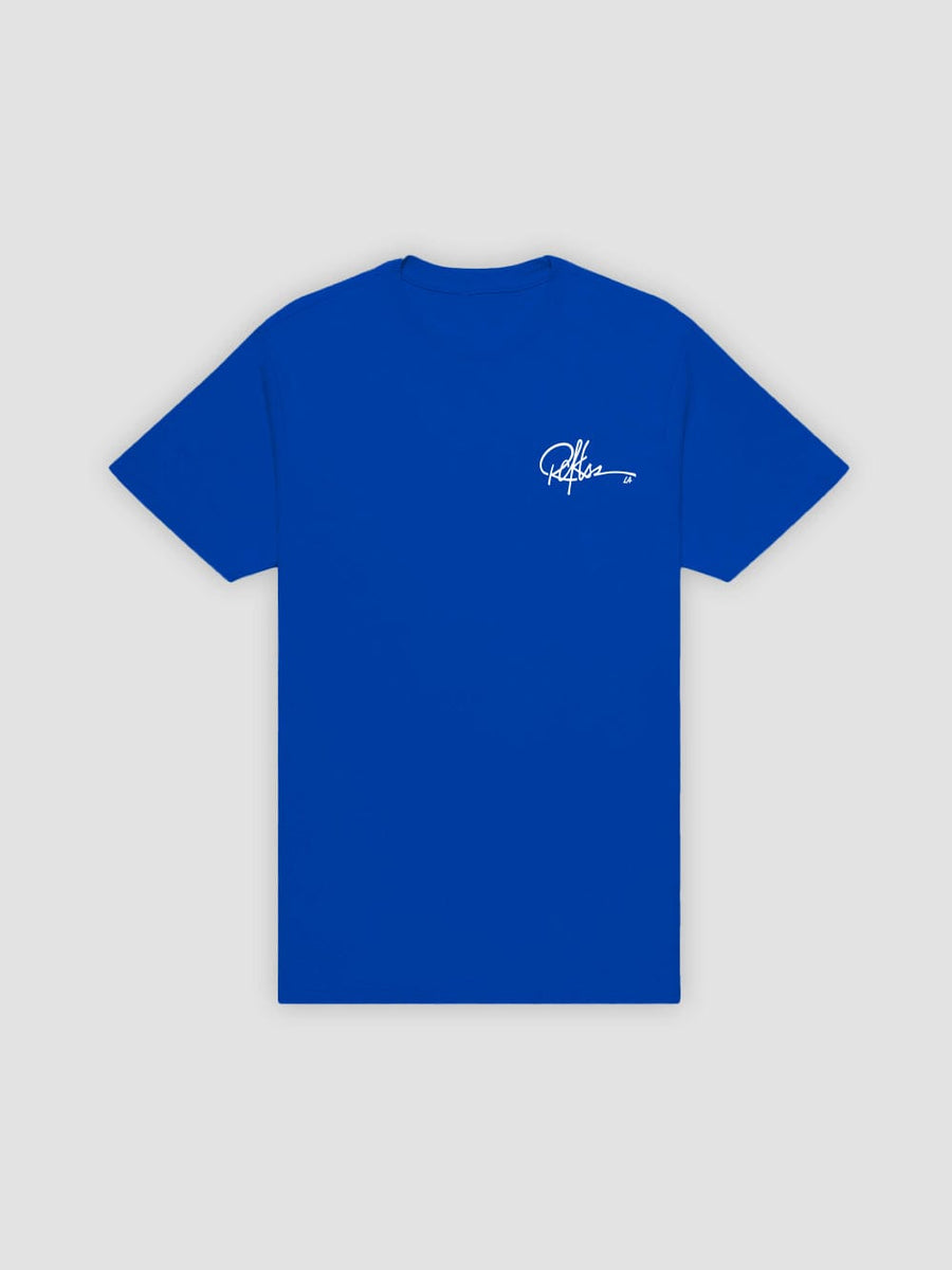 Young & Reckless Mens - Tops - Graphic Tee Locations Tee - Royal Blue