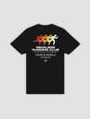 Young & Reckless Mens - Tops - Graphic Tee Marathon Tee - Black