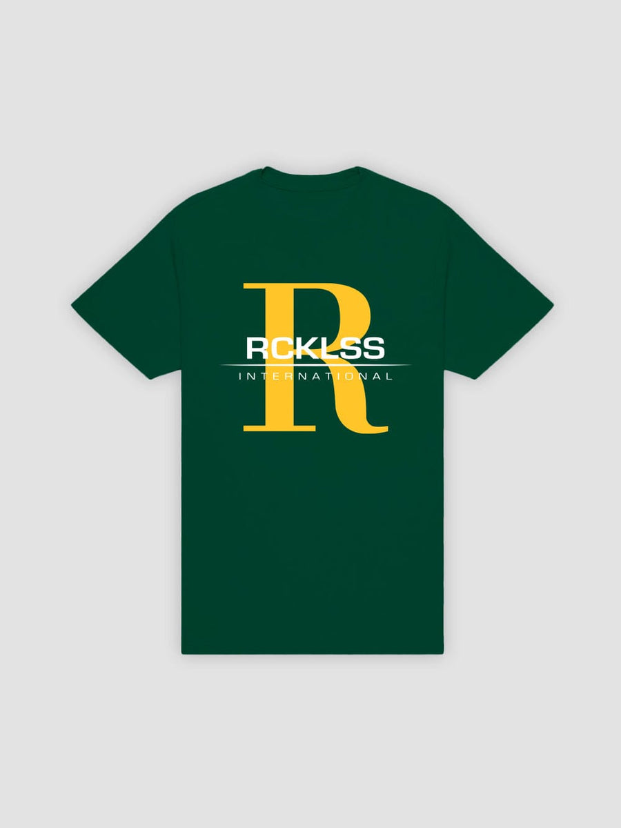 Young & Reckless Mens - Tops - Graphic Tee Marina Tee - Forest Green