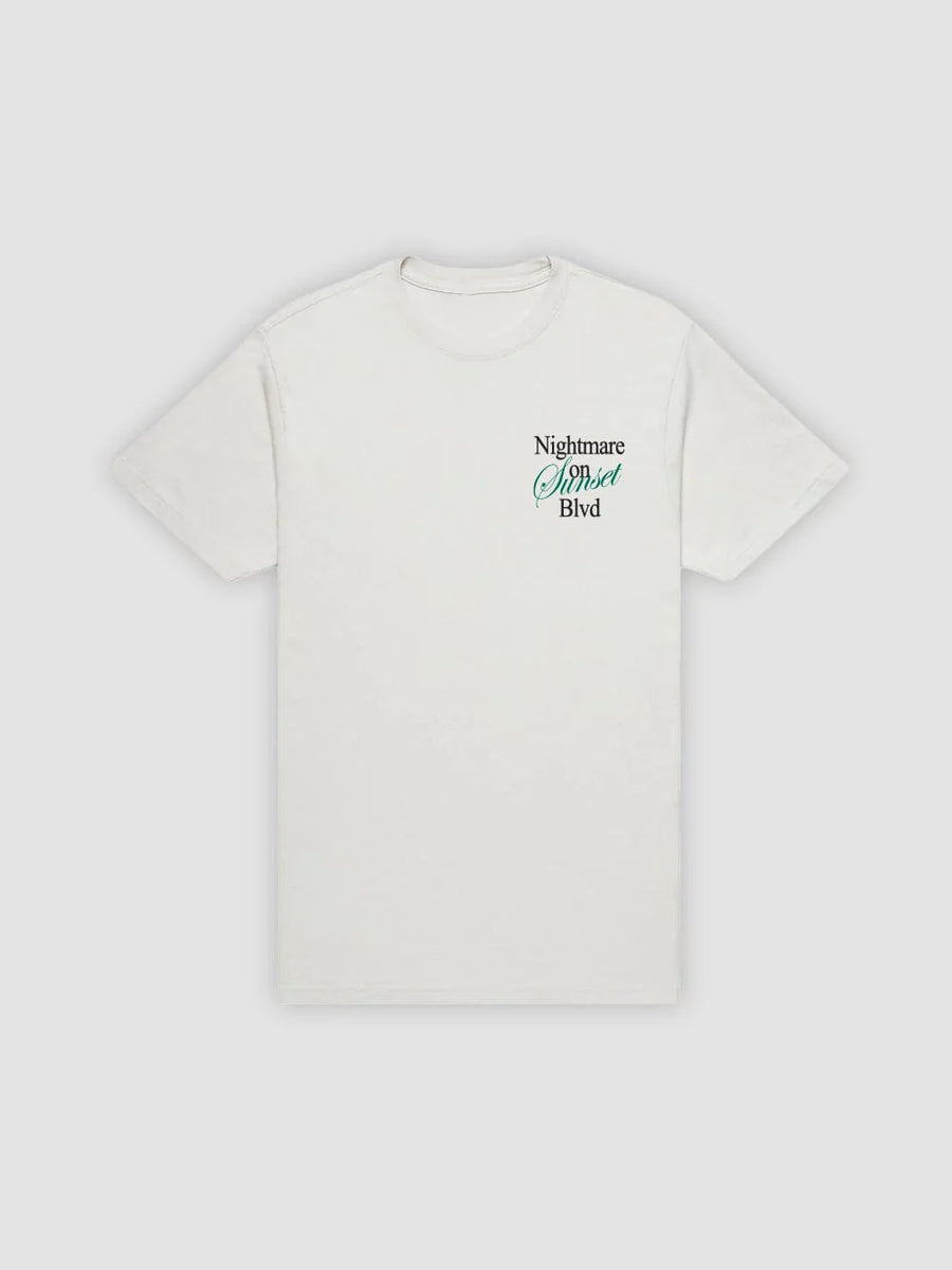 Young & Reckless Mens - Tops - Graphic Tee Nightmare on Sunset Tee - Natural