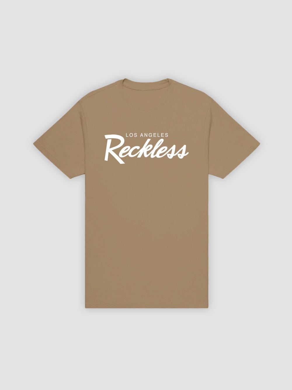 Young & Reckless Mens - Tops - Graphic Tee OG Reckless Tee - Sand