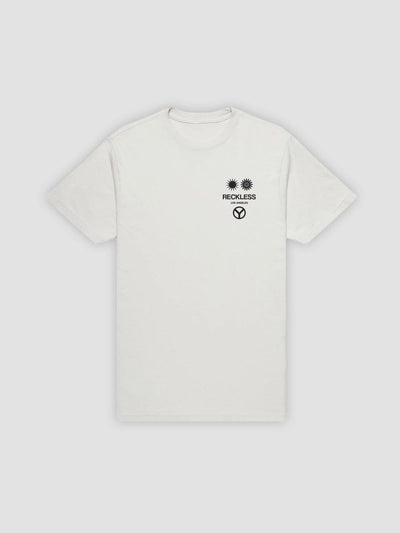 Young & Reckless Mens - Tops - Graphic Tee Peace and Love Tee - Natural