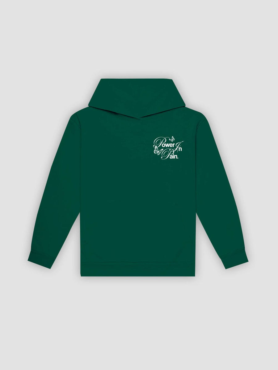 Young & Reckless Mens - Tops - Graphic Tee Power in Pain Tee - Forest Green