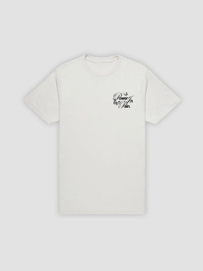 Young & Reckless Mens - Tops - Graphic Tee Power in Pain Tee - Natural