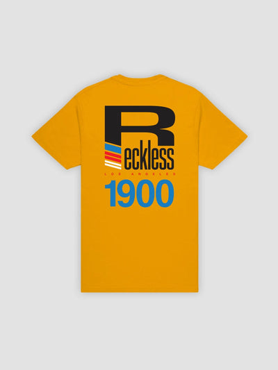 Young & Reckless Mens - Tops - Graphic Tee Progression Tee - Gold