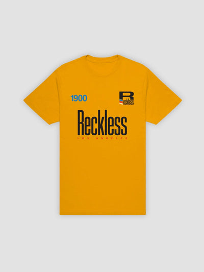 Young & Reckless Mens - Tops - Graphic Tee Progression Tee - Gold