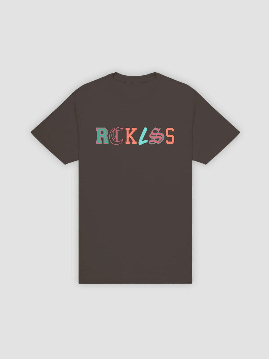 Young & Reckless Mens - Tops - Graphic Tee Ransom Tee - Dark Chocolate