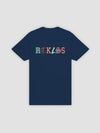 Young & Reckless Mens - Tops - Graphic Tee Ransom Tee - Navy