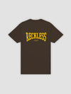 Young & Reckless Mens - Tops - Graphic Tee Rooted Tee - Dark Chocolate