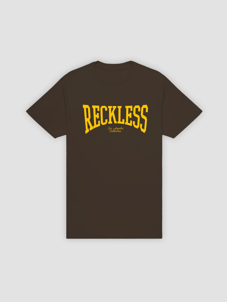 Young & Reckless Mens - Tops - Graphic Tee Rooted Tee - Dark Chocolate