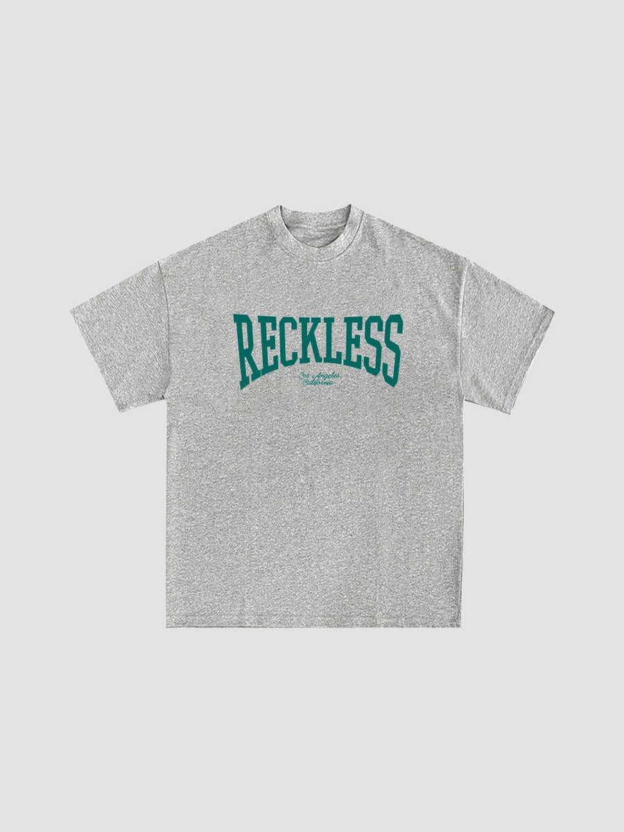 Young & Reckless Mens - Tops - Graphic Tee Rooted Tee - Sports Grey
