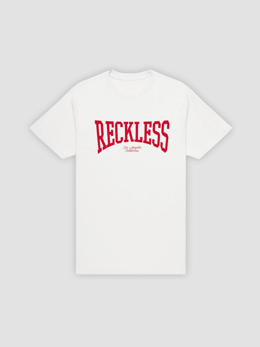 Young & Reckless Mens - Tops - Graphic Tee Rooted Tee - White