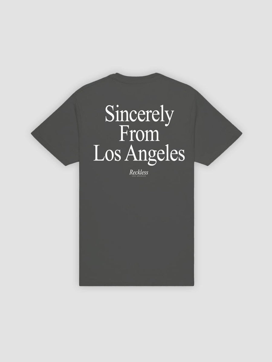 Sincerely Tee - Charcoal