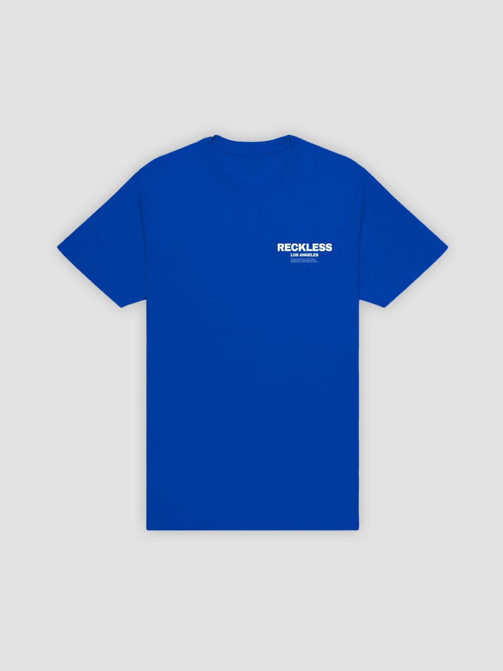 Standard Issue Tee - Royal Blue – Young \u0026 Reckless