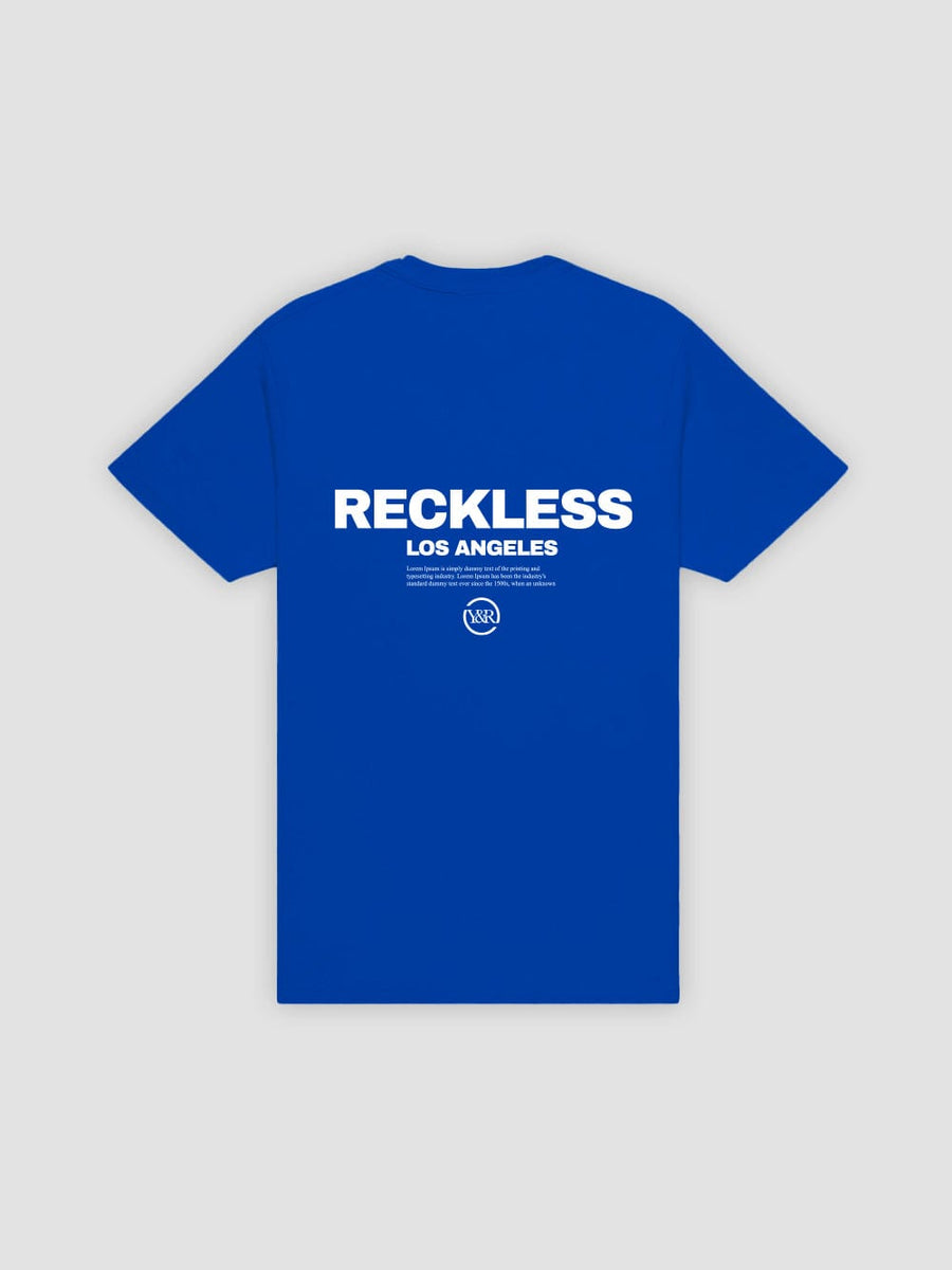 Young & Reckless Mens - Tops - Graphic Tee Standard Issue Tee - Royal Blue