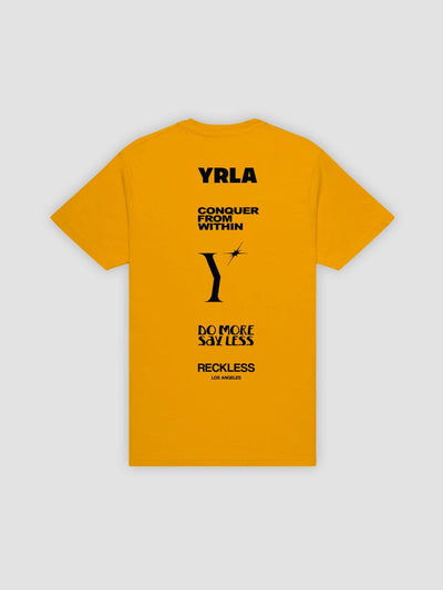 Young & Reckless Mens - Tops - Graphic Tee Stardom Tee - Gold
