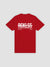Strike Thru Tee - Red