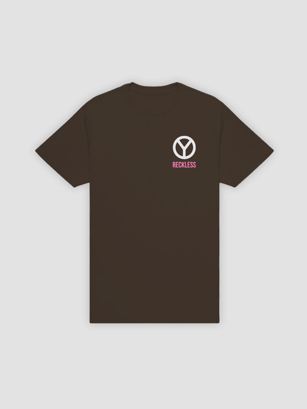 Young & Reckless Mens - Tops - Graphic Tee Union Tee - Dark Chocolate