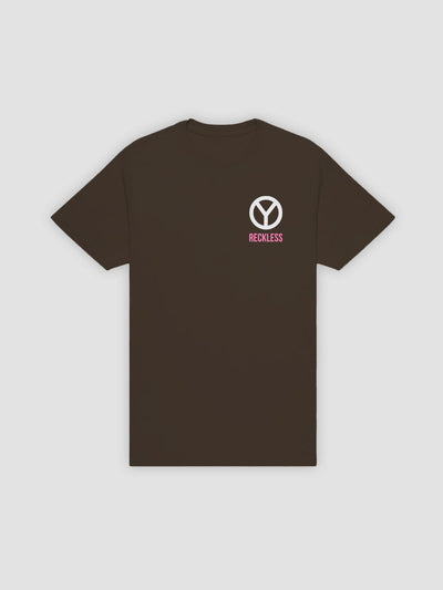 Young & Reckless Mens - Tops - Graphic Tee Union Tee - Dark Chocolate