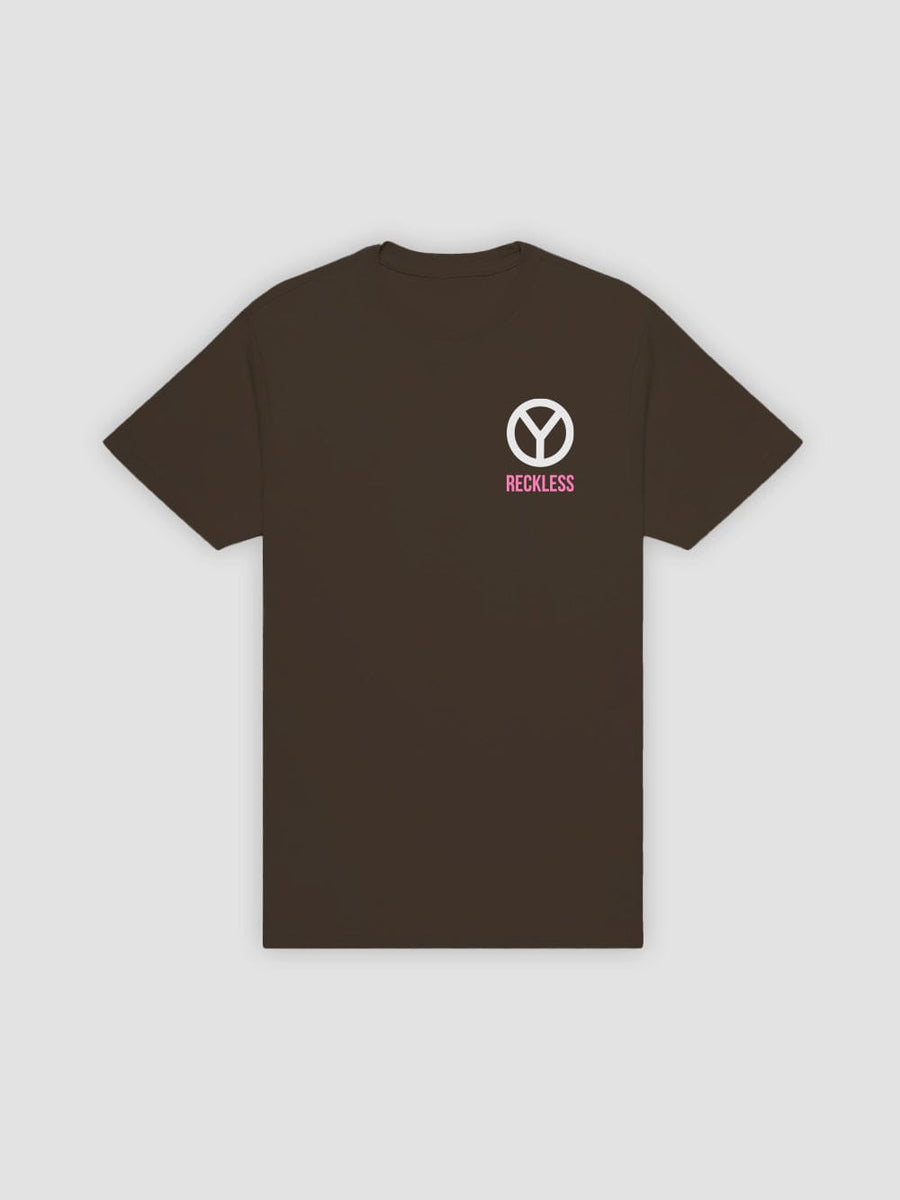 Young & Reckless Mens - Tops - Graphic Tee Union Tee - Dark Chocolate