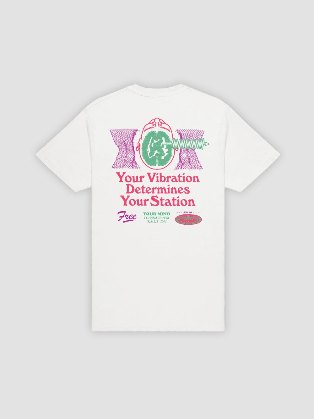 Vibrations Tee - White