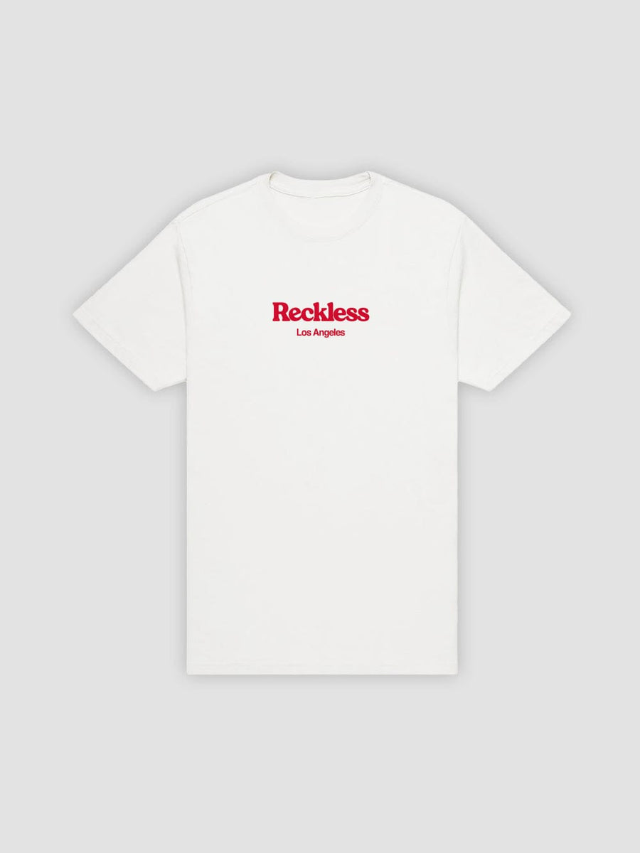 Young & Reckless Mens - Tops - Graphic Tee With You Tee - White